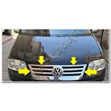 DB Chrome VW Caddy Ön Panjur Nikelajı Formlu 2004-2010 P.Çelik