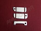 DB Chrome VW T4 Transporter Kapı Kolu Nikelajı 1995-2003 3 Kapı 7 Parça P.Çelik