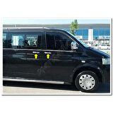 DB Chrome VW T5 Caravelle Kapı Kolu Nikelajı 2003-2014 4 Kapı P.Çelik