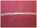 DB Chrome VW T5 Caravelle Arka Tampon Üstü Nikelaj 2003-2014 P.Çelik