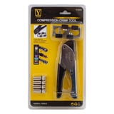 YesKit YK-5085N F, BNC, RCA, IEC 4 Fonksiyonlu Sıkıştırmalı Koaksiyel Sıkma Pensesi RG59, RG6, RG6Q, RG7, RG11