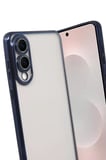 Samsung Galaxy S25 Edge Razer Lensli Silikon - Lacivert