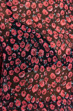 Moda Bisiklet Yaka Dokuma Regular Çiçekli Desen Casual Günlük Regular Kısa Kol Bluz