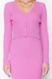Moda Slim Casual Günlük Fitilli Triko V Yaka Uzun Kol Bodycone Midi Boy Elbise