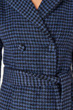 Moda Regular Business Flanel Dokuma Ceket Yaka Truvakar Kol Kol Ceket Elbise Mini Boy Elbise