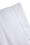 Moda Dokuma Regular Kalıp Uzun V Yaka Standart Kol Crinkle Basic Düz Desen Kimono Kaftan