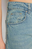 Stil Kadın Moda Denim Kot Pantolon Uzun Geniş Paça Mavi Soluk Vintage Yüksek Bel Jeans