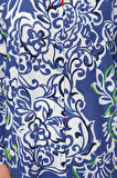 Moda Dokuma Rahat Kalıp Regular Gömlek Yaka Standart Kol Vual Basic Etnik Desen Kimono Kaftan