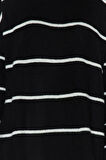 Moda Oversize Casual Günlük Çift Plaka Triko Balıkçı Yaka Uzun Kol Shift Maxi Boy Elbise