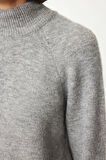 Stil Modern Kadın Regular Reglan Kol Dik Yaka Yünlü Triko Kazak