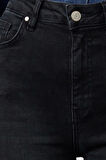 Stil Kadın Moda Denim Kot Pantolon Regular Dar Paça Yüksek Bel Skinny Jeans