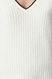 Stil Modern Kadın Regular Standart Kol V Yaka Yumuşak Dokulu Geniş Kalıp Triko Kazak