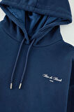 Büyük Beden Tarz Oversize Kapüşonlu Standart Kol Regular Basic Sweatshirt