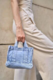 Kadın Denim Omuz Çantası Şık ve Fonksiyonel Günlük Tasarım Trend Tasarım Günlük Kullanım İçin