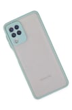 Samsung Galaxy A22 Kılıf Montreal Silikon Kapak - Turkuaz