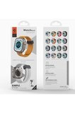 Apple Uyumlu Watch 42mm KR412 Elegance Stylısh Kordon - Lila