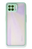 Oppo Reno 4 Lite Kılıf Montreal Silikon Kapak - Turkuaz