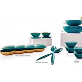 Tupperware Berrak Yeşil-gold Saklama Kabı 10 Lu Set Es