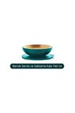 Tupperware Berrak Yeşil-gold Saklama Kabı 750ml Esc