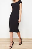 Moda Fit Mezuniyet Balo Finike Dokuma Straplez Kolsuz Kol Bodycone Mini Boy Elbise