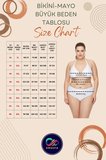 Konforlu Plus Size Mayo Tasarım Büyük Beden Premium Kalite Plaj Ve Havuz İçin Geniş
