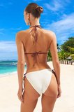 Tasarım Bikini Takımı UV Korumalı Ergonomik Kesim Klora Dayanıklı Esnek Kumaş Su Sporları İçin