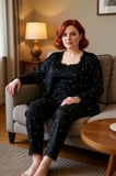 Kadın Dantel Detaylı Pijama Seti Üçlü Paket Fonksiyonel Dayanıklı Kaliteli Konforlu Modern