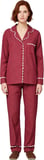 Kadın Kışlık Ekose Viskon Gömlek ve Pantolon Pijama Fonksiyonel Dayanıklı Kaliteli Estetik