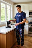 Cool Oyun Baskılı Erkek Pijama Seti Fonksiyonel Dayanıklı Kaliteli Konforlu Estetik Modern