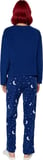 Kadin Gece Bulut Ay Desenli Polar Pijama Seti Fonksiyonel Dayanıklı Kaliteli Konforlu Spor