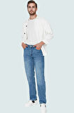 Erkek Denim Straight Fit Pantolon Pamuk Günlük Ve İş Hayatına Uygun Yaz Aylarının Vazgeçilmezi