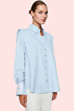 Kadın Düğmeli Uzun Kollu Gömlek Pamuk Regular Kalıp Günlük Kombinler Yaz Aylarının Vazgeçilmezi