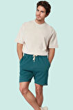 Erkek Pamuklu Şort Normal Bel Dokulu Kumaş Yazlık Günlük Stil Hafta Sonu Dayanıklı Malzeme