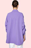 Kadın Uzun Kollu Pamuklu Gömlek; Ramadan Koleksiyonu Rahat Kalıp Günlük Stil Modern Tasarım