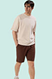 Erkek Basic Şort Pamuklu Kumaş Rahat Kesim Günlük Kombinler Hafta Sonu Yaz Aylarının Vazgeçilmezi