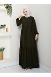 Hac Ve Umrelik Büzgü Detaylı Medine Ipeği Ferace