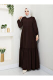 Hac Ve Umrelik Büzgü Detaylı Medine Ipeği Ferace