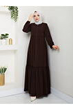 Hac Ve Umrelik Büzgü Detaylı Medine Ipeği Ferace