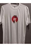 0 YAKA TOKYO ÖN BASKILI TSHIRT