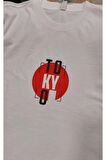0 YAKA TOKYO ÖN BASKILI TSHIRT