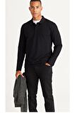 POLO YAKA OTTOMAN SWEAT