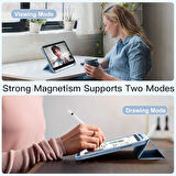 ESR ipad 2025 A16 çip 11 inç Yatay Standlı Güçlü Mıknatıslı Stromix Premium Kılıf