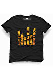 Tshirthane Your Look Komik Baskılı Erkek Dar Kesim Slim Fit t-shirt