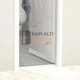 Banyo & Tuvalet Kapı Altı Su Koruyucu – Ahşap Kapılar İçin – U Tipi – Beyaz