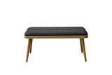 Esyala Saga Mini Bench, Karina Meşe Antrasit 1053