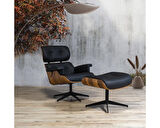 Eşyala Relax Corner Berjer, Dinlenme Seti, Atlantik Çam-Siyah