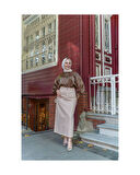 Tesettür Etek Badem