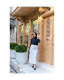 Tesettür Etek Beyaz-103