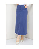 Ara Boy Likralı Gabardin Etek  Antik Lacivert-672