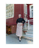 Ara Boy Likralı Gabardin Etek  Badem-669